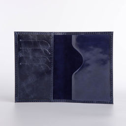 Обложка для паспорта, цвет синий - Simaland фото 5