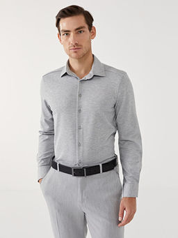 Slim Fit Uzun Kollu Erkek G?mlek