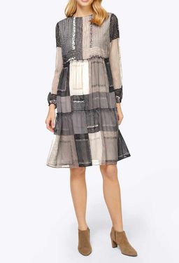 Платье, бежевое - Linea tesini фото 3