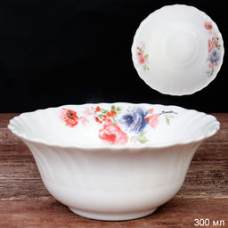 Салатник 300 мл 125 мм / LHBW-50XN (7027) /уп 6/72/ Синяя роза