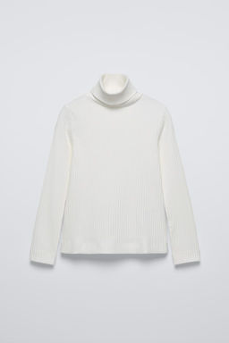 TURTLENECK RIBBED SWEATER - Zara фото 4