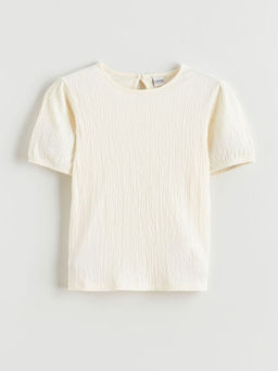 Balon Kollu Dokulu K?z ?ocuk Ti??rt