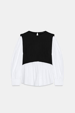 POPLIN BLOUSE - Zara фото 5