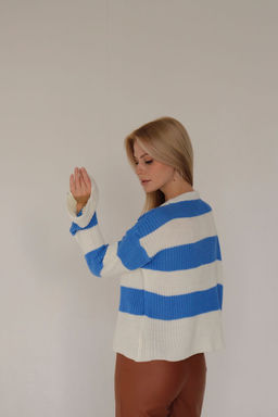 10413 Джемпер бело-голубой - Martichelli фото 11