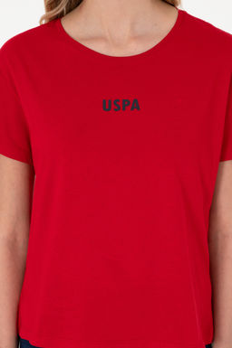 Kad_n K_rm_z_ Bisiklet Yaka Ti__rt Sepette S_rpriz _ndirim - U.s. polo assn фото 6