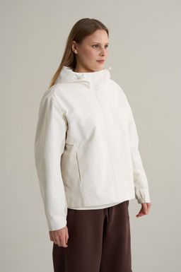 Куртка Белый/Серый TRN ESSENTIAL Mercerized Velvet Jacket - Anta фото 3