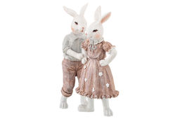 Фигурка декор. 9,5*4,5*14,5 см Танцующие кролики - Elan gallery фото 4