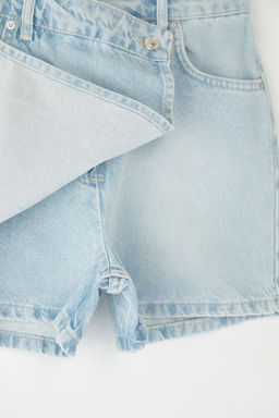 TRENDYOLMILLA Mavi Denim Sort Etek TWOSS25SR00162  фото 7