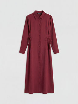 Modal Kar???ml? G?mlek Elbise