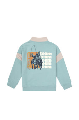 Erkek _ocuk Mint Yar_m Fermuarl_ Sweatshirt - U.s. polo assn фото 2