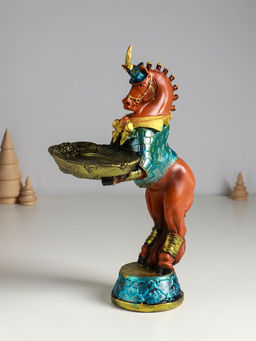 Фигура "Лошадь с подносом" 33х20х14 см