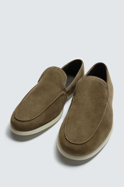 MOCAS?N PIEL CASUAL / Gris - Zara фото 5