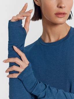 Джемпер женский в синем цвете