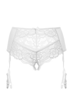 Эротические трусики-пояс Erolanta Sheila, белый (50-52)  фото 9