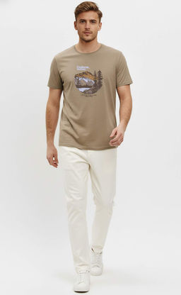 Футболка F611-06-932 brown - Fine joyce фото 3