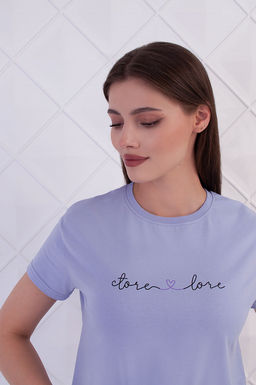 Арт. 9139 Пижама с шортами 42-50 (5 шт) Цвет:верх-сиреневый,низ-сиреневый - Калинка фото 2