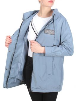 FY-221 GRAY/BLUE Ветровка женская АЛИСА (65% хлопок, 35% полиэстер) - Фабричный китай фото 9