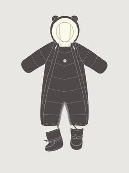 Комбинезон 8з0126 шоколад