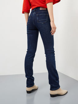 Утепленные женские джинсы прямого кроя на флисе - Mossmore фото 7