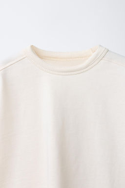 CONJUNTO CAMISETA Y PANTAL?N NERVIO HEAVY WEIGHT / Crudo - Zara фото 7