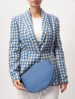 Кожаная сумка Azaro 30659 сиреневый закат