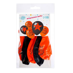 Цена за 2 шт. Воздушные шары латексные 12" «С Днём Победы», 5 шт.