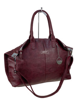 Женская сумка из искусственной кожи, цвет бордовый