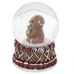 Фигурка декор в стекл шаре "Пряник", D 4.5 см, L4,5 W4,5 H7 см, 4в.