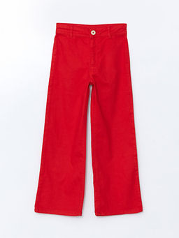 Beli Ayarlanabilir Lastikli K?z ?ocuk Pantolon