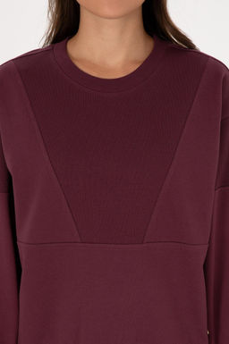 Kad_n Bordo Pamuklu Bisiklet Yaka Sweatshirt - U.s. polo assn фото 6