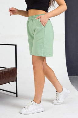 Шорты женские трикотажные мод. 2006 Тр. Цвет: св. зеленый - Стильб фото 6