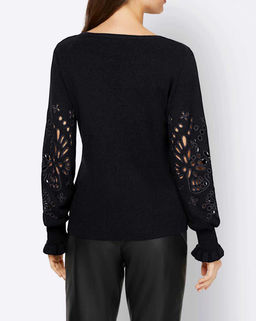 Пуловер, черный - Ashley brooke фото 4