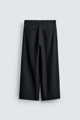 RELAXED FIT PLEATED TROUSERS - Zara фото 8