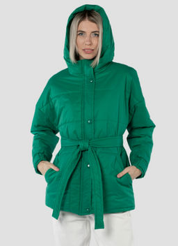 КУРТКА ЖЕНСКАЯ ДЕМИСЕЗОННАЯ (СИНТЕПОН 200) - Империя пальто фото 10