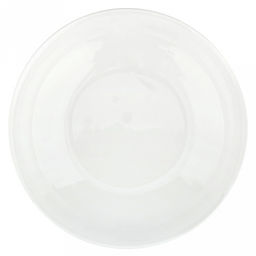 "Роса" Тарелка глубокая фарфоровая д180мм, h41мм, 500мл, рельефный борт, белый (Китай)