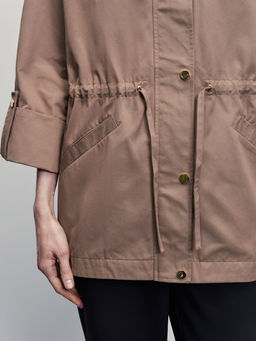 Куртка с капюшоном на кулиске / Zarina  фото 8