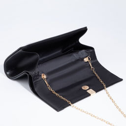 Сумка-клатч на клапане, цвет чёрный - Simaland фото 6