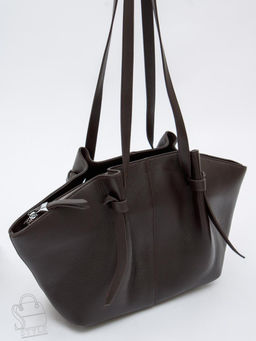 Сумка женская кожаная 2394-1Y coffee Polina&Eiterou