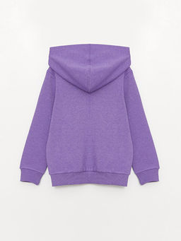 Kap??onlu Basic Uzun Kollu K?z ?ocuk Fermuarl? Sweatshirt - Waikiki фото 2