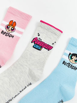 Powerpuff Girls Desenli Soket ?orap 5li - Waikiki фото 2