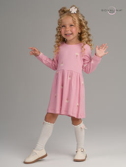 Платье Элла астра на пудре