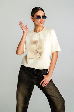 Арт. 31133 Футболка женская 44-52 (5 шт) Цвет:бежевый - Калинка фото 20