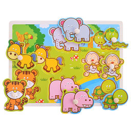 Пазл-вкладыш Животные Африки - Щепочка фото 2