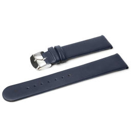 Ремешок для часов натуральная кожа темно-синий 22 мм C5-22dark-blue