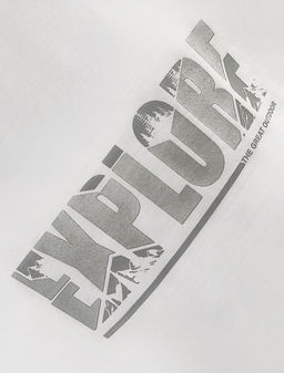 Свободная футболка с авторским принтом - Vilatte фото 4