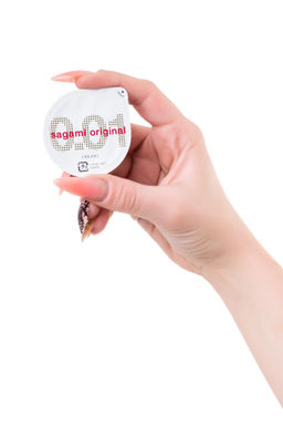 Презервативы Sagami, original 0.01, полиуретан, 17 см, 5,5 см, 10 шт.  фото 8