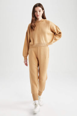 Triko Jogger Pantolon Basic Duz Beli Pacas? Lastikli Cepli - Defacto фото 2