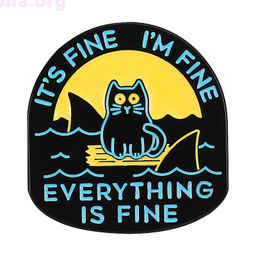 Брошь-значок Everything is fine - Купи слона фото 4