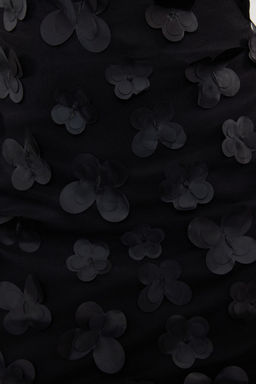 TRENDYOLMILLA Pudra 3 Boyutlu Cicekli Dokuma Mini Etek TPRSS24ET00016 фото 4