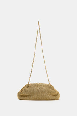 BOLSO SOBRE CUERPO TRENZADO / Oro - Zara фото 3